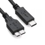 3FT External Hard Drive Cord to USB C for Western Digital WD My Passport, Seagate, Toshiba Canvio, LaCie, etc, Compatible with iPhone 15, PC, Mac, Samsung, LG, Moto, Pixel & Other USB-C Devices - Image 2
