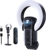 4K Webcam with Light, Webcam for PC with Microphone, Plug and Play, USB Computer Camera for Desktop, Auto-Focus, Web Camera for Desktop Computer Zoom Skype - Image 2