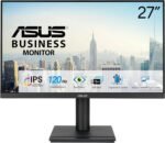 ASUS 27” 1080P Business Monitor (VA279QGS) – IPS, Full HD, Frameless, 120Hz, Adaptive-Sync, 1ms, HDMI, DisplayPort, VGA, Eye Care, Low Blue Light, Ergonomic, VESA Wall Mountable, 3 yr Warranty - Image 2