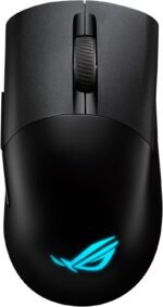 ASUS ROG Keris Wireless Aimpoint Gaming Mouse – Right-Handed Ergonomic, 75g, Tri-Mode Connectivity, 42K DPI, up to 119Hr Battery, PC/Mac Support - Black - Image 2