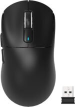 ATTACK SHARK X3 Lightweight Wireless Gaming Mouse with Tri-Mode 2.4G/USB-C Wired/Bluetooth,Up to 26K DPI, PAW3395 Optical Sensor,Kailh GM8.0 Switch,5 programmable Buttons for PC/Win/Mac(Black) - Image 2
