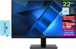 Acer Vero 22" FHD Free Sync Monitor with 4ms Response Time, 100 Hz Refresh Rate, Flicker Free, Anti Glare, VESA Mount (100mm), HDMI and Dockztorm USB Port Expander, Black (2026 Latest Model) - Image 2