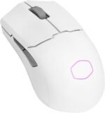Cooler Master MM712 Wireless Gaming Mouse White with Adjustable 19,000 DPI, 2.4GHz and Bluetooth, Ultraweave Cable, PTFE Feet, RGB Lighting and MasterPlus+ Software - Image 2