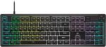 Corsair K55 CORE RGB Membrane Wired Gaming Keyboard – QWERTY US Layout – Quiet, Responsive Switches – Spill Resistance – Ten-Zone RGB – Media Keys – iCUE Compatible – PC, Mac – Black - Image 2
