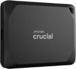 Crucial X10 Pro 2TB Portable SSD, Up to 2100MB/s Read, 2000MB/s Write, USB 3.2 USB-C, External Solid State Drive, Durable Storage for PC & Mac, for Professional Creators, Black - ‎CT2000X10PROSSD902 - Image 2