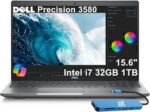 Dell Precision 3580 Mobile Workstation Laptop (15.6" FHD Touchscreen, Intel 10-Core i7-1355U, 32GB RAM, 1TB SSD) for Business, Engineer, IST HUB, 1080p IR Webcam, 2xThunderbolt 4, Wi-Fi 6E, Win 11 Pro - Image 2