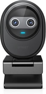 EMEET Piko 4K Webcam for Streaming, World’s 1st Dual-Camera AI-Powered 4K Camera w/AI Autofocus, 3 Mics Array&3 Sound Modes, USB Webcam with Clip, Great for Streaming, Desk Setup - Image 2
