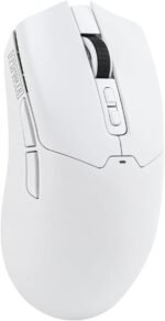 EPOMAKER Click Gaming Mouse Wireless 2.4Ghz/BT/Type-C, 800 to 42,000 DPI Adjustable, 8K Polling Rate, 500mAh, Lightweight Optical Mouse, for PC/Mac/Linux (White) - Image 2