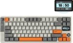 EPOMAKER RT85 Wireless Mechanical Keyboard with Joystick & DIY Screen, 8000mAh, BT/USB/2.4Ghz, Gasket, 5-Layer Paddings, Hot-Swap, PBT Keycap, 75% Gaming Keyboard (Retro White, Creamy Jade) - Image 2