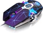Gaming Mouse Wired Game Mice USB Silent Optical Mouse 3200DPI RGB Colorful Gradient Backlit 7 Buttons for Desktop Laptop Computer Gamer PC Windows Mac - Image 2