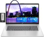 HP 17.3" FHD IPS Anti-Glare Laptop, Intel 7-150U, 32GB RAM, 2.28TB Storage (2TB SSD+288GB Docking Station Set), Intel Graphics, Num Pad, Wi-Fi 6, 1080p Webcam, Fast Charge, Win 11 Pro, Silver - Image 2