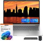 HP ProBook 4 G1iR 14" WUXGA Notebook, Intel Core i5-1334U, 32GB RAM, 2.16TB Storage(2TB SSD+160GB Docking Station Set), HD Webcam, Wi-Fi 6E, Win 11 Pro, Silver - Image 2