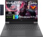 HP Victus 15.6" FHD 144 Hz IPS Gaming Laptop, AMD Ryzen 7 7445HS Processor, GeForce RTX 4050, 32GB RAM 2TB SSD, Webcam, Wi-Fi 6, Backlit Keyboard, Windows 11 Pro, Black - Image 2