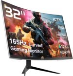 KTC 32 Inch FHD 1080p Curved Gaming Monitor - VA 1500R Curved Monitor, 165Hz 1ms MPRT, FreeSync & G-Sync, 122% sRGB, DP/HDMI, VESA, HDR10 for Gaming Home Office Business PC Monitor - Image 2