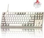Keychron C1 Pro 8K QMK Wired Custom Mechanical Keyboard, TKL Layout Launcher Support with Hot-Swappable Super Red Switch, PBT Keycaps Compatible for Mac Windows Linux - Image 2