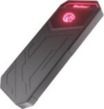 KingSpec Z5 4TB Portable External SSD with RGB Light - up to 2100MB/s, Zinc Alloy Case, USB 3.2 Gen2x2 Interface, Extreme Solid State Hard Drives, Compatible with Mobile Phone/PS4/Laptop/TV/PC (4TB) - Image 2