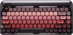 LOFREE DOT Lipstick 84Keys Wireless Mechanical Keyboard, White Backlit Rechargeable Hot-swappable Keyboard with Gasket Design, 3 Types Connection for Windows, Mac OS/Black - Image 2