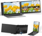 Laptop Screen Extender 14", FHD 1080P Portable Monitor for Laptop, Light Monitor Extender Plug&Play, IPS Display Computer Monitor for Laptop 13-17” for Travel Work/Business/Study - Image 2