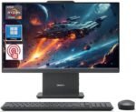 Lenovo 27 inch All-in-One Desktop PC, FHD Touch Display, AMD Ryzen 7 7735HS, 32 GB DDR5,RAM, 2TB SSD, Wireless KB & Mouse, RJ-45, Wi-Fi 6, Webcam, W11 Pro, Grey - Image 2