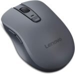 Lenovo WL310 Bluetooth Silent Mouse, Ergonomic, Adjustable DPI, Silent Clicks, Bluetooth 5.0, Portable for Windows, Mac, and Chromebook, Grey - Image 2