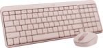 Logitech MK250 Bluetooth Wireless Mouse and Keyboard Combo: Fast & Easy Connectivity, Compact Wireless Keyboard, Ambidextrous Mouse, Durable Build - Windows/MacOS - Rose - Image 2