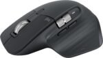 Logitech MX Master 3S Bluetooth Edition Wireless Mouse, No USB Receiver - Ultra-Fast Scrolling, Ergo, 8K DPI, Track on Glass, Quiet Clicks, Works with Apple Mac, Windows PC, Linux, Chrome - Graphite - Image 2