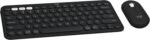 Logitech Pebble 2 Combo, Wireless Keyboard and Mouse, Quiet and Portable, Customizable, Logi Bolt, Bluetooth, Easy-Switch for Windows, macOS, iPadOS, Chrome - Black - Image 2