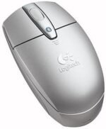 Logitech V270 Cordless Optical Mouse for Bluetooth - Bright Silver - Image 2