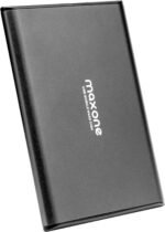 Maxone 500GB Ultra Slim Portable External Hard Drive HDD Compatible with PC, Laptop, Grey - Image 2