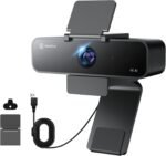 N newline 4K Webcam with Microphone, AI Presenter Tracking, Gesture Control, 95°/78°/65° FOV, Plug & Play, PC Camera with Privacy Cover for Laptop, Zoom, Teams - Image 2
