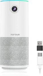 NUROUM C10(2nd Gen) 1080P Conference Webcam with Microphone Speaker, Portable All in One Computer Camera for Video Conference, AI Noise Cancellation & AGC, USB Plug&Play for PC/Desktop Zoom/Teams - Image 2