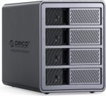 ORICO USB 3.0 Hard Drive Enclosure 4 Bay External Direct Attached Storage Max up to 88TB with Tray Lessing and Safety Lock for 3.5 inch SSDs HDDs ( Alluminum Alloy) -9848U3 - Image 2