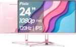 Pixio PX246 Wave Pink 24 inch 120Hz Refresh Rate FHD 1080p Resolution IPS Panel 4ms GTG Response Time Gaming Monitor with Adaptive Sync - Image 2
