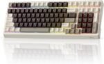RK ROYAL KLUDGE F99 Wireless Mechanical Keyboard with Numper Pad, Tri-Mode Hot Swappable 95%100 Keys Gaming Keyboard BT/2.4G/USB-C, Pro Software, 5000mAh Battery, Customed Linear Creamy Switches - Image 2