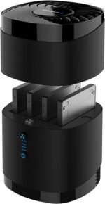 SABRENT USB 3.0 4-Bay 2.5” SATA SSD and HDD Docking Station with Cooling Fan, Tool-Free, Supports Up to 4X 16TB, 5Gbps Transfer, for SATA 2.5” SSD/HDD (Up to 12.5mm), USB 3.0 Compatible - (DS-4SSD) - Image 2