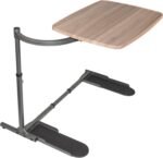 Stander Wonder Tray, Adjustable Swivel Table, Large Laptop Stand, Couch Desk, Side Tables & Gaming Bench, TV-Trays for Eating on Couches, Chairs, Recliners, Ash Gray - Image 2