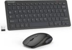 TECKNET Wireless Keyboard and Mouse Combo, Mini Cordless Computer Keyboard and Mouse Set 2.4GHz, Silent Adjustable 1600 DPI, Quiet Click, Lag-Free for Computer, Laptop, PC, Windows, Mac, Chrome OS - Image 2