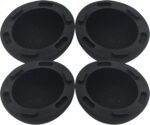 TEHAUX 4 Pcs Laptop Cooling Ball Pad - Silicone Laptop Feet for Heat Dissipation - Portable Notebooks Riser Stand and Non Slip Rubber Feet for Enhanced Airflow - Black - Image 2