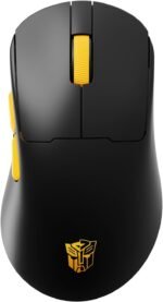Transformers Autobots TF-GM04 Pro Wireless Esports Gaming Mouse, 53g Ultra-Light, Tri-Mode Bluetooth/2.4G/Wired, Adjustable DPI 800 to 24000, PAW3311 Optical Sensor - RGB, 6 Buttons, Ergonomic (Black) - Image 2