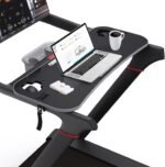 Treadmill Desk Attachment,Peloton Tread Tray Ergonomic Platform, Laptop Holder with Tablet Holder,New Universal Cooling Holes Laptop Stand for Home/Office - Image 2
