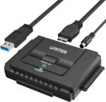 Unitek USB 3.0 to IDE and SATA Converter External Hard Drive Adapter Kit for Universal 2.5/3.5 HDD/SSD Hard Drive Disk, One Touch Backup Function, Included 12V/2A Power Adapter - Image 2