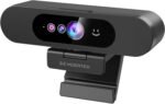 Window Hello Webcam, 1080P 30fps Camera with Noise-reducing Mic, Plug & Play, 90° Wide Angle, Built-in Privacy Cover, 360° Rotation & 90° Tilt, Perfect for Zoom, Google Meet, Microsoft Teams - Image 2