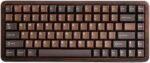 YUNZII WOOD84 Wireless Mechanical Keyboard,75% Layout Wood Gaming Keyboard,BT/2.4G/USB-C,RGB Backlit Tray Mount Hot-swap Keyboard with PBT Dye-Sub Keycaps for Mac&Win (Wood, Candy Switch) - Image 2