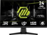 msi MAG 242F 24-inch 1920 x 1080 (FHD) Gaming Monitor, 200Hz, Adaptive Sync, HDMI, DisplayPort, VESA Mountable, Tilt, Height Adjustable, Speaker, 0.5ms, Black - Image 2