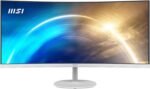msi PRO MP341CQW 34-inch VA 3440 x 1440(UWQHD) Computer Monitor, 100Hz, Free-Synch, HDMI, DisplayPort, VESA Mountable, Speaker, 1ms, White - Image 2