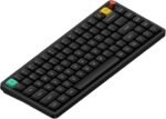 nuphy Air75 V3 Hot Swappable Wireless Mechanical Keyboard, 84 Keys 75% Custom Low Profile Keyboard with Knob, RGB Backlit, Gasket Mounted, Support Bluetooth/2.4GHz/USB-C,Black-Red Nano - Image 2