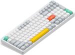 nuphy Halo96 V2 Wireless Mechanical Keyboard,Gasket Structure,96% Hot Swappable Gaming Keyboard, 99 Kyes RGB Backlit,Support QMK/VIA,Bluetooth/USB-C/2.4GHz-White,Mint Switches (37gf) - Image 2