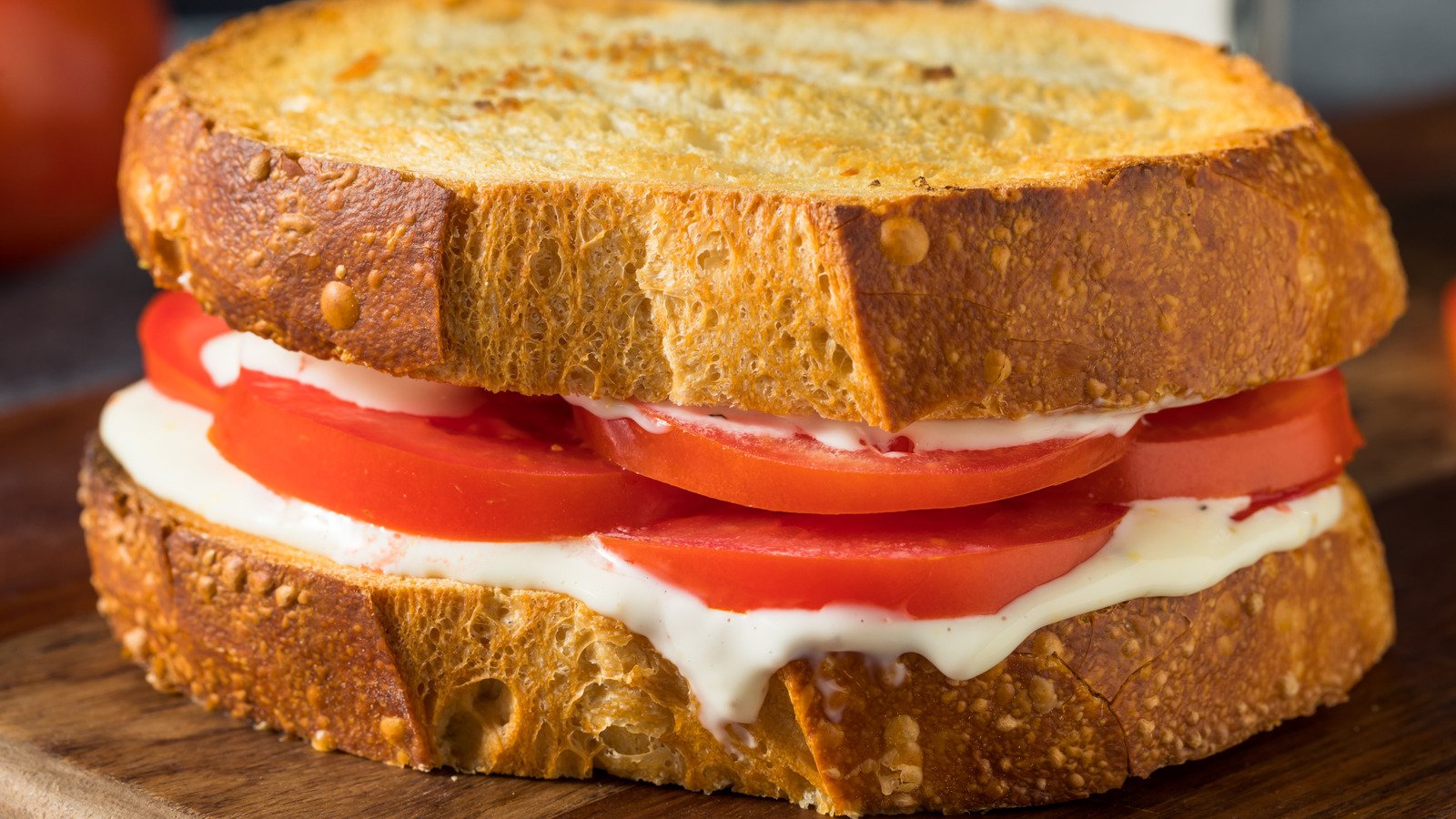 For Creamy Tomato Sandwiches, Grab This Breakfast Staple From Your Fridge For Creamy Tomato Sandwiches, Grab This Breakfast Staple From Your Fridge